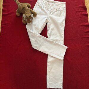 Jag Pull On Straight Leg Jeans - White - Sz 4